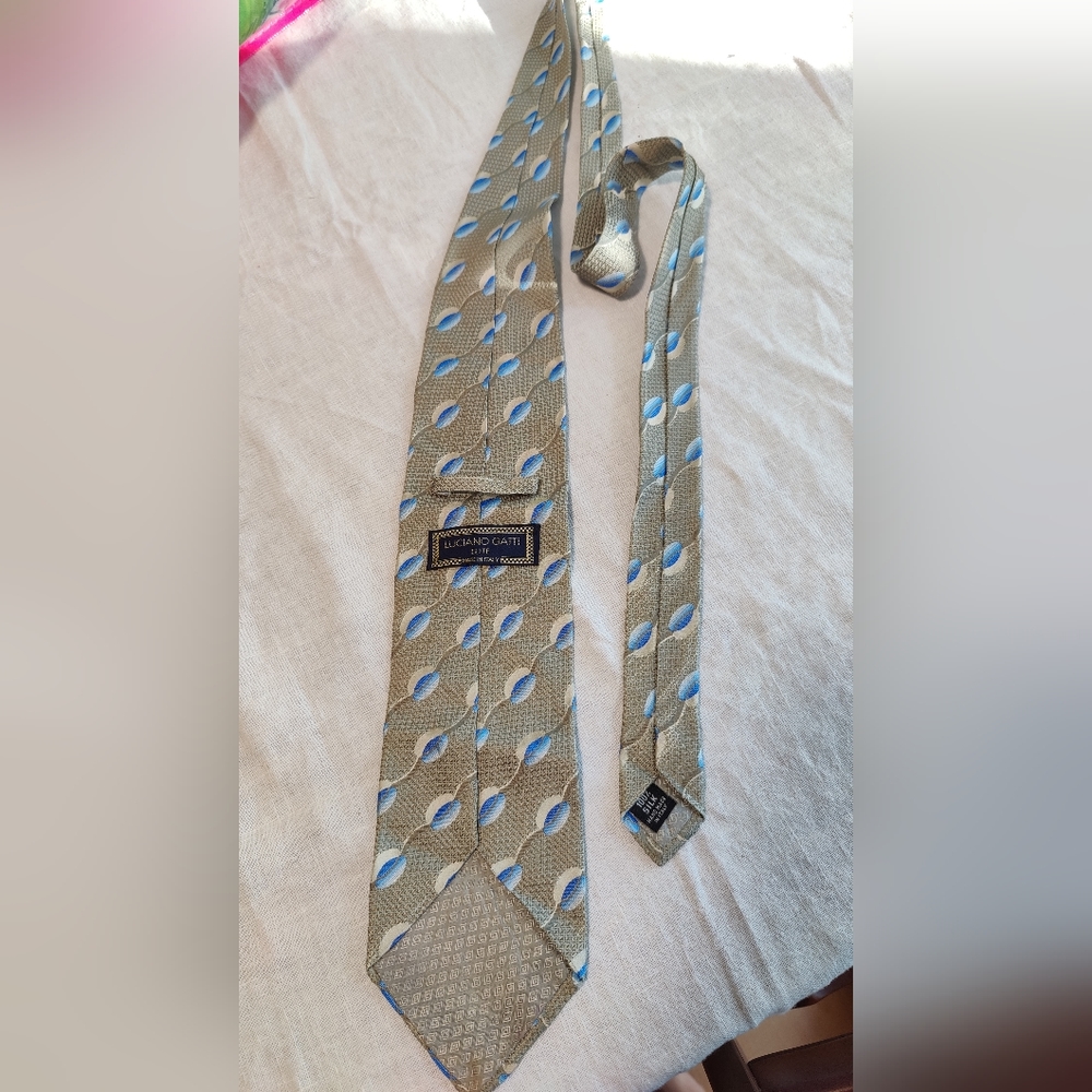 Luciano Gatti Elite tie 100% Silk made in Italy - Picture 5 of 6